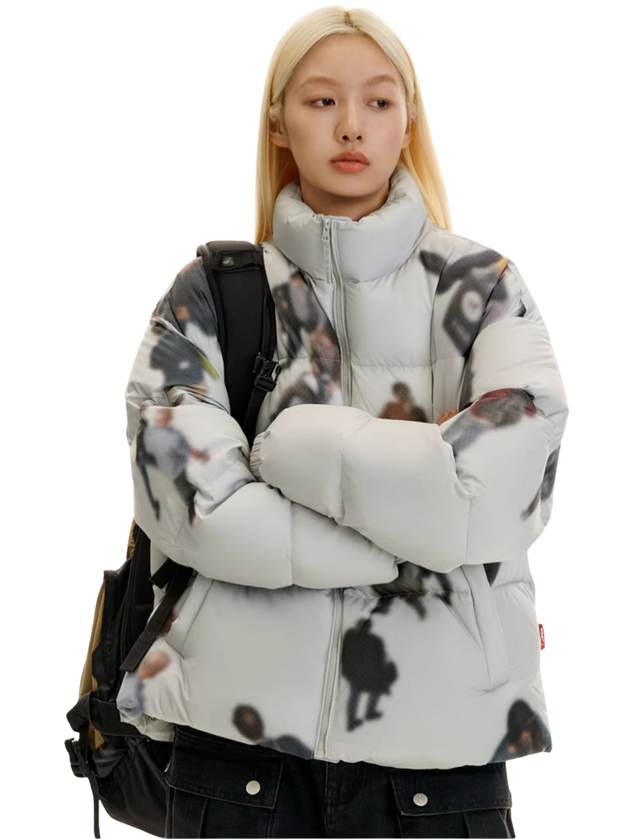 Ice Gray Padded Jacket