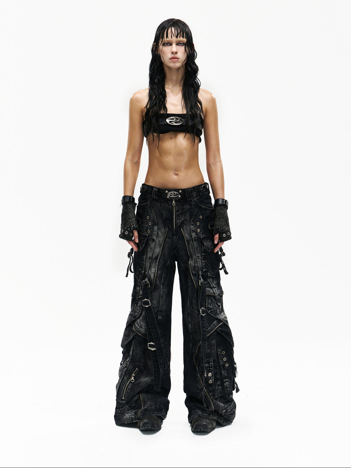 Tactical Work Jeans with adjustable straps