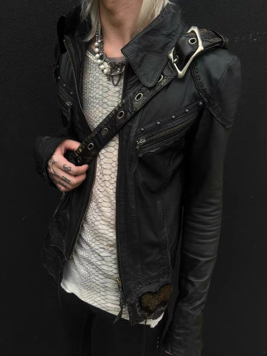 Python Pattern Vintage Long Sleeve Tee