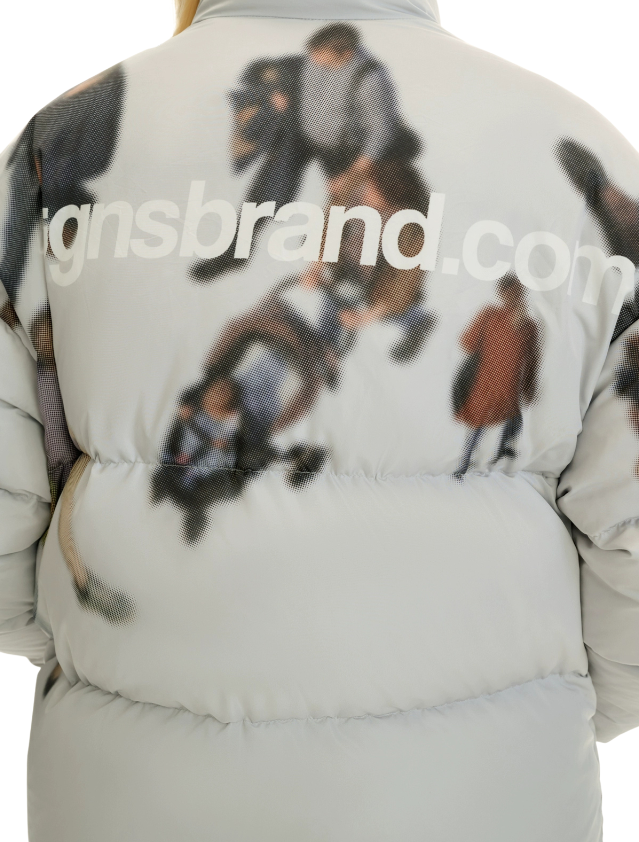 Ice Gray Padded Jacket