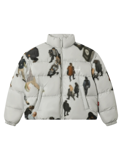 Ice Gray Padded Jacket