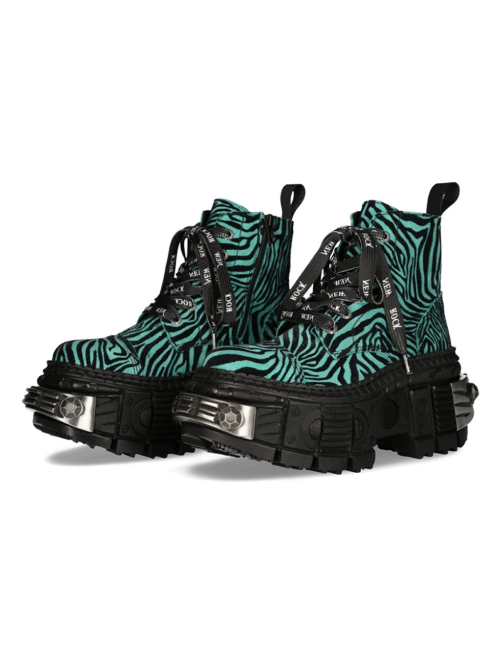 Leopard Contrast Martin Boots