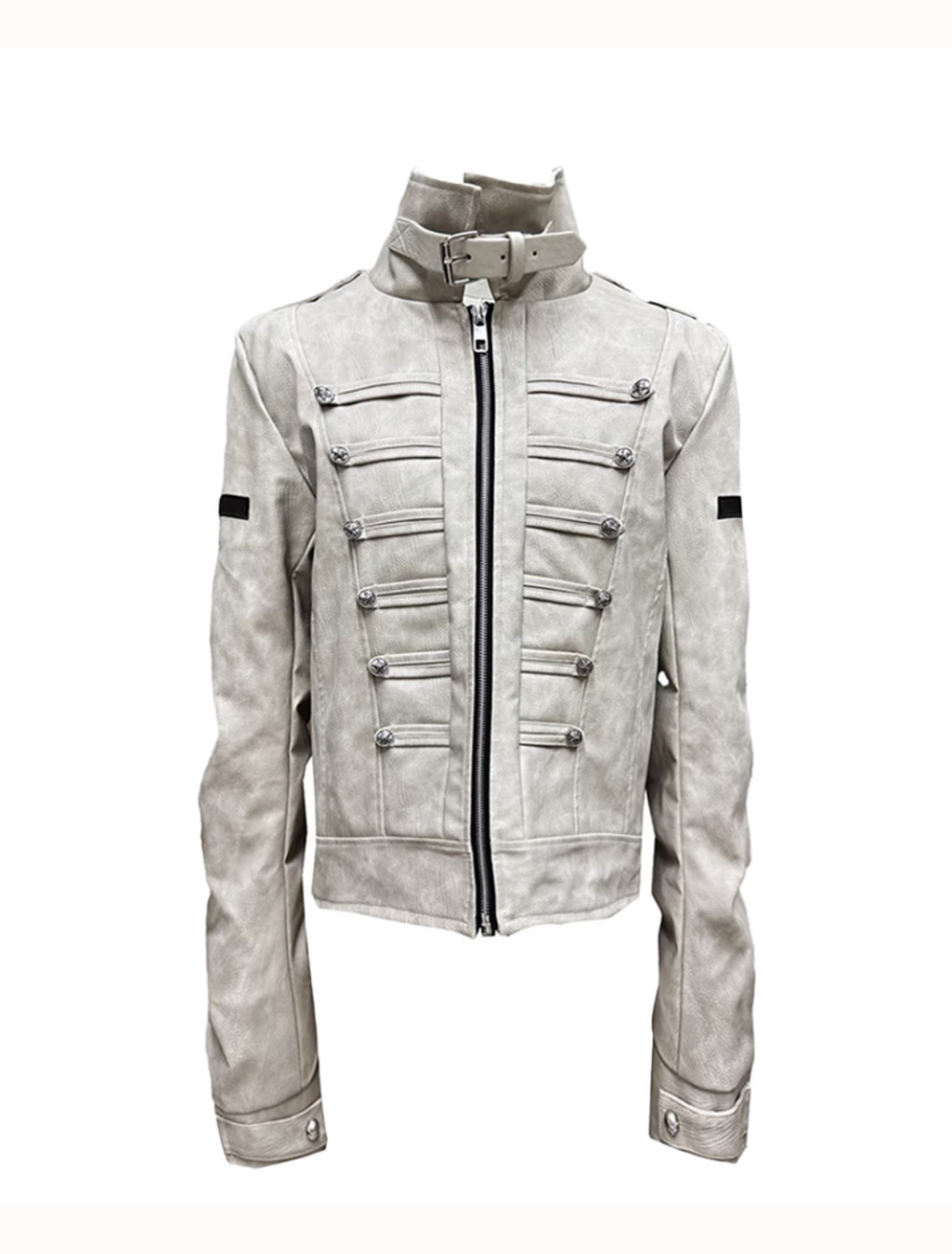 Two strap jacket niche slim slim short coat