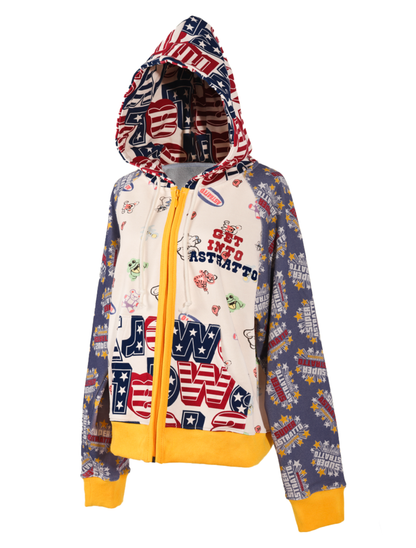 Fysteric zoo hooded sweatshirt women's hysterical hoodie jacket