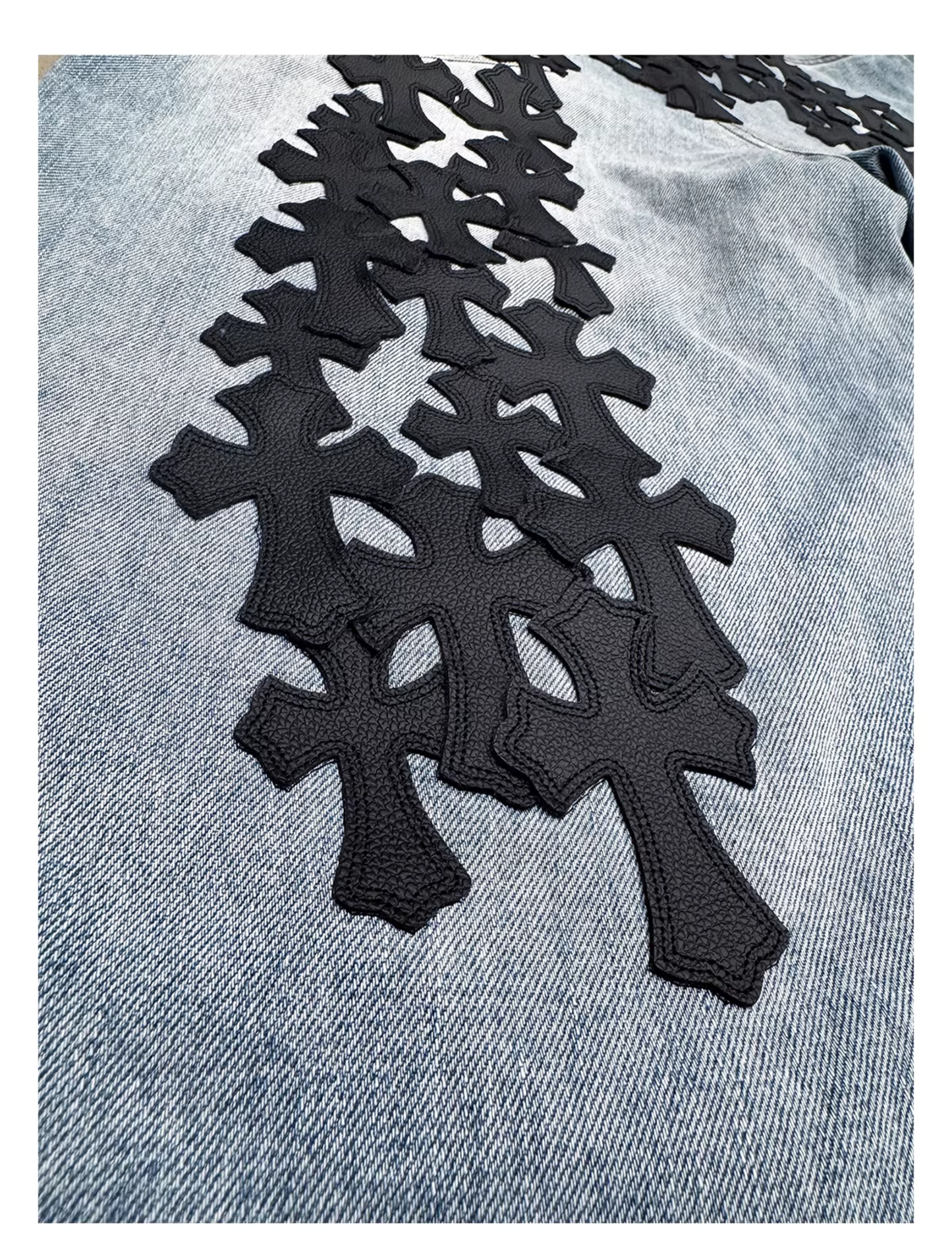 Runway Grey Deconstructed Knee Length Jeans