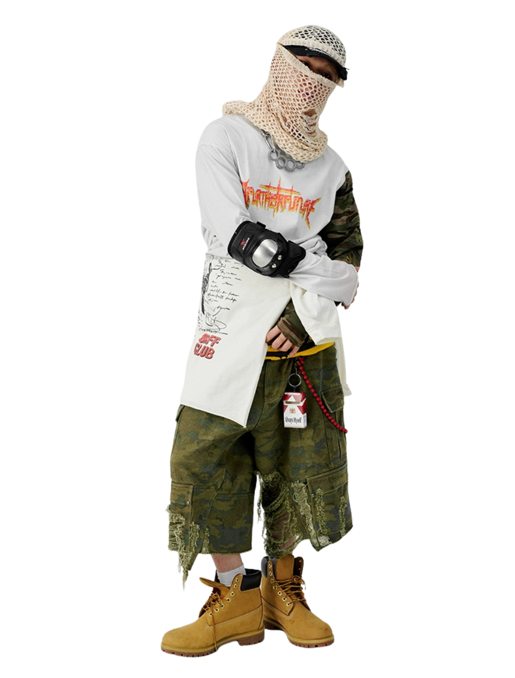 Camouflage Print Long Sleeve T-Shirt Unisex