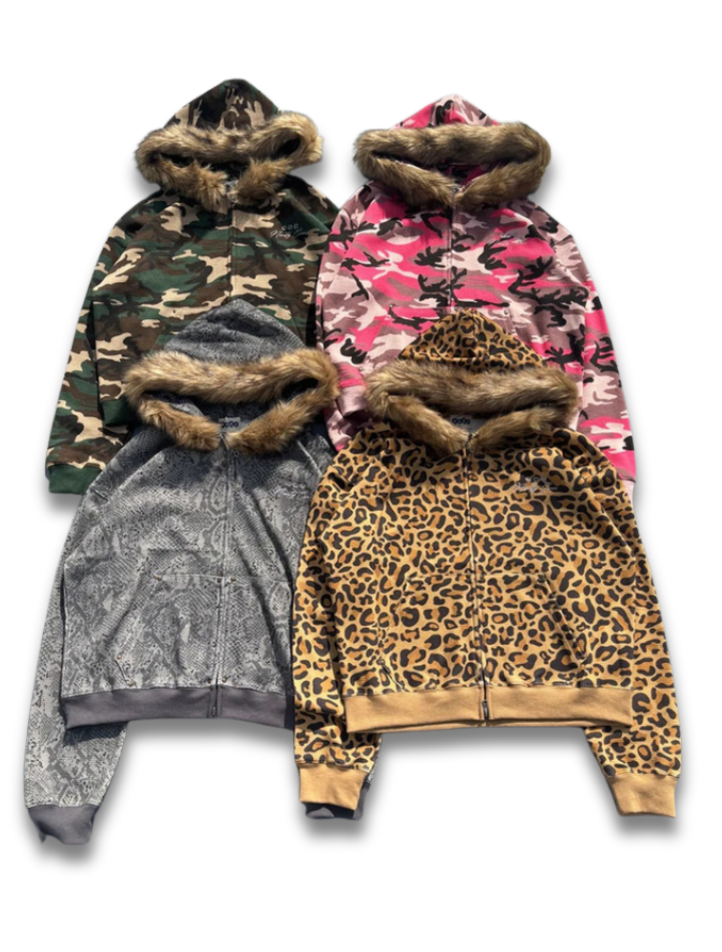 Detachable Collar Zip Loose Jacket