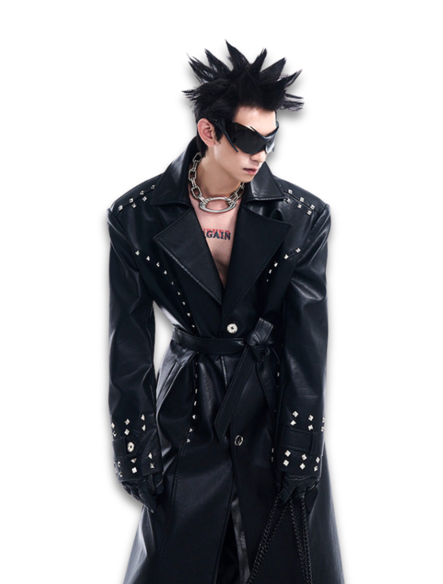 Rivet Heavy Industry Leather coat