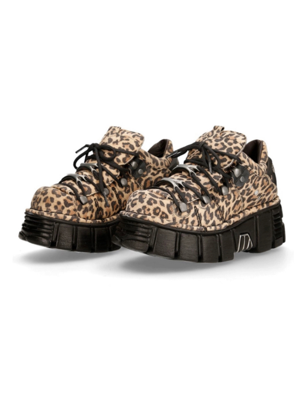 Leopard Platform Punk Shoes