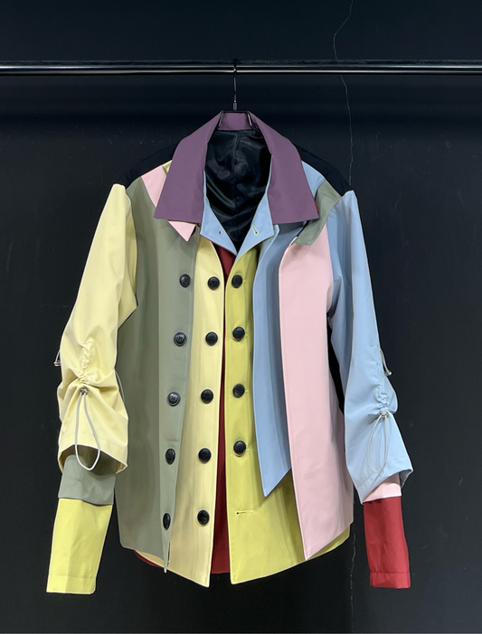 Casual long-sleeved jacket men's top