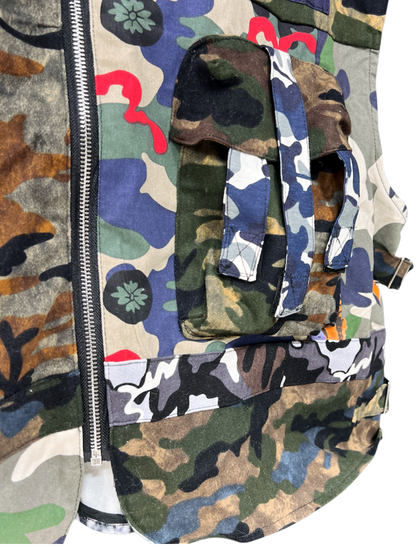 Camouflage Multi-Pocket Vest