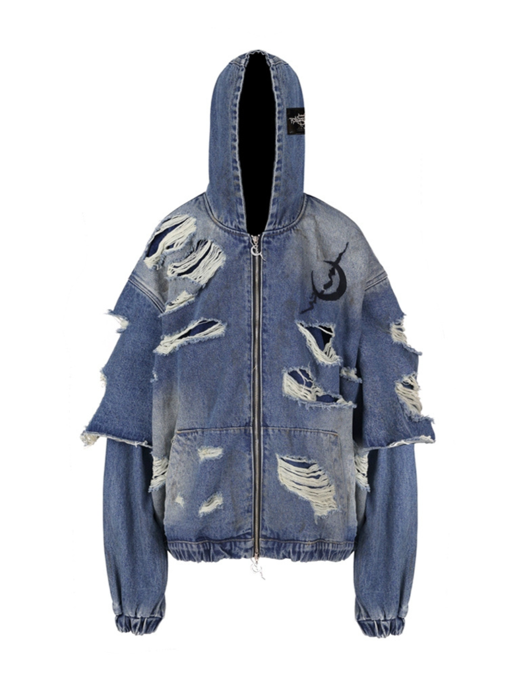 Distressed Denim Jacket