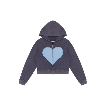 Love Stitch Washed Hoodie