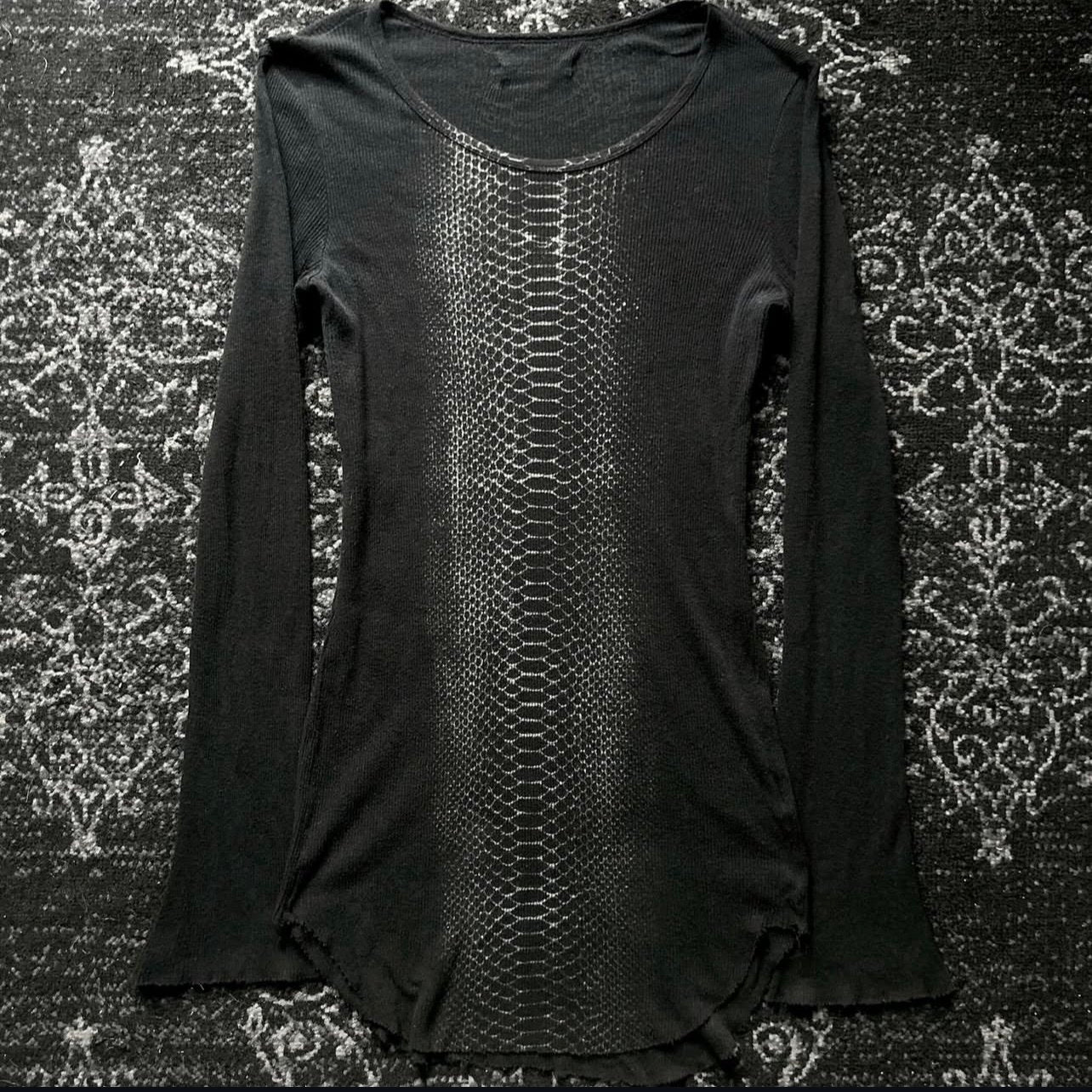 Python Pattern Vintage Long Sleeve Tee