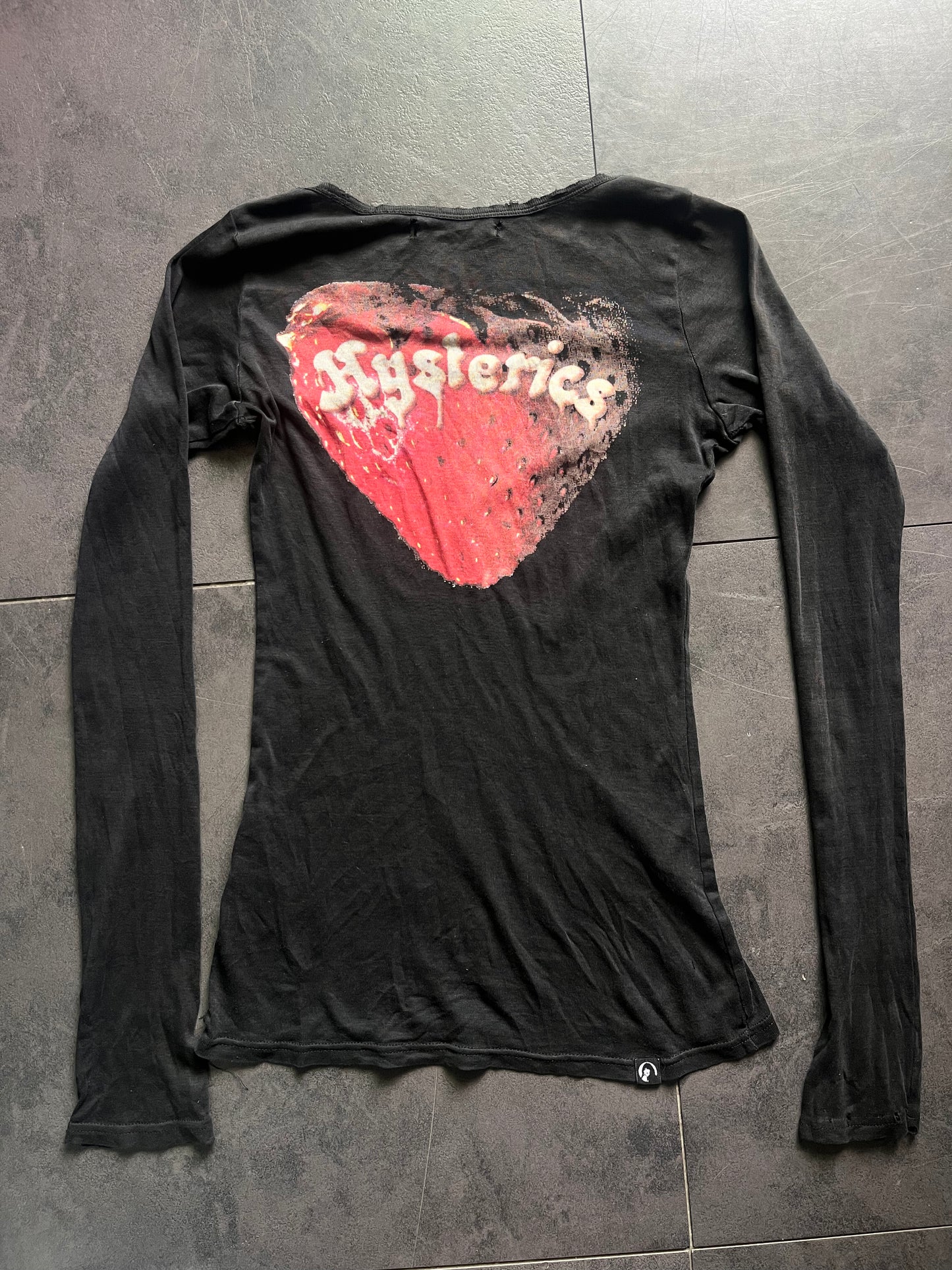 Strawberry Skull Long Sleeve Tee