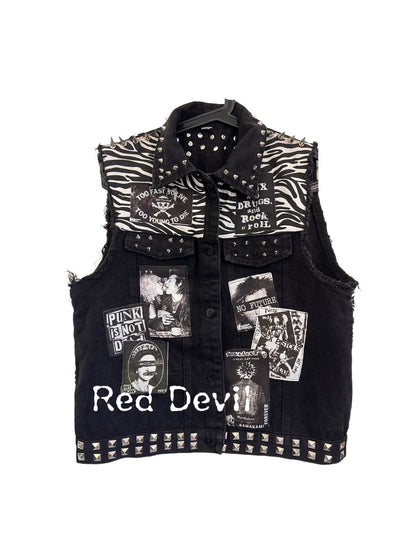 Punk Rivet Denim Vest