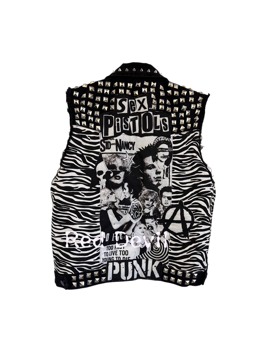 Punk Rivet Denim Vest