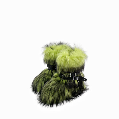 Mid-leg riveted boots fried street  boots