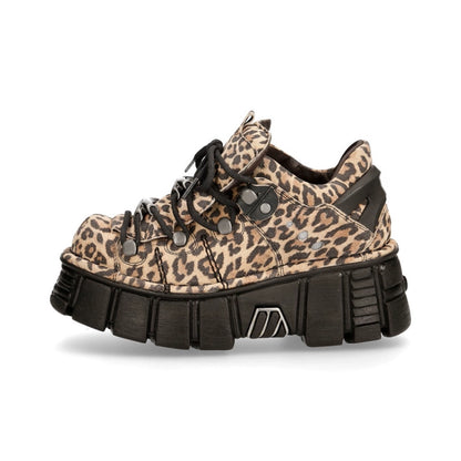Leopard Platform Punk Shoes
