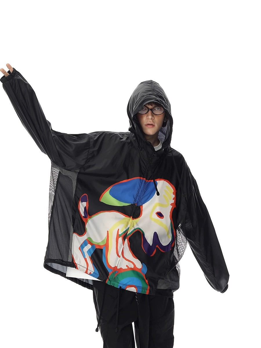 Silk Hooded Summer Jacket