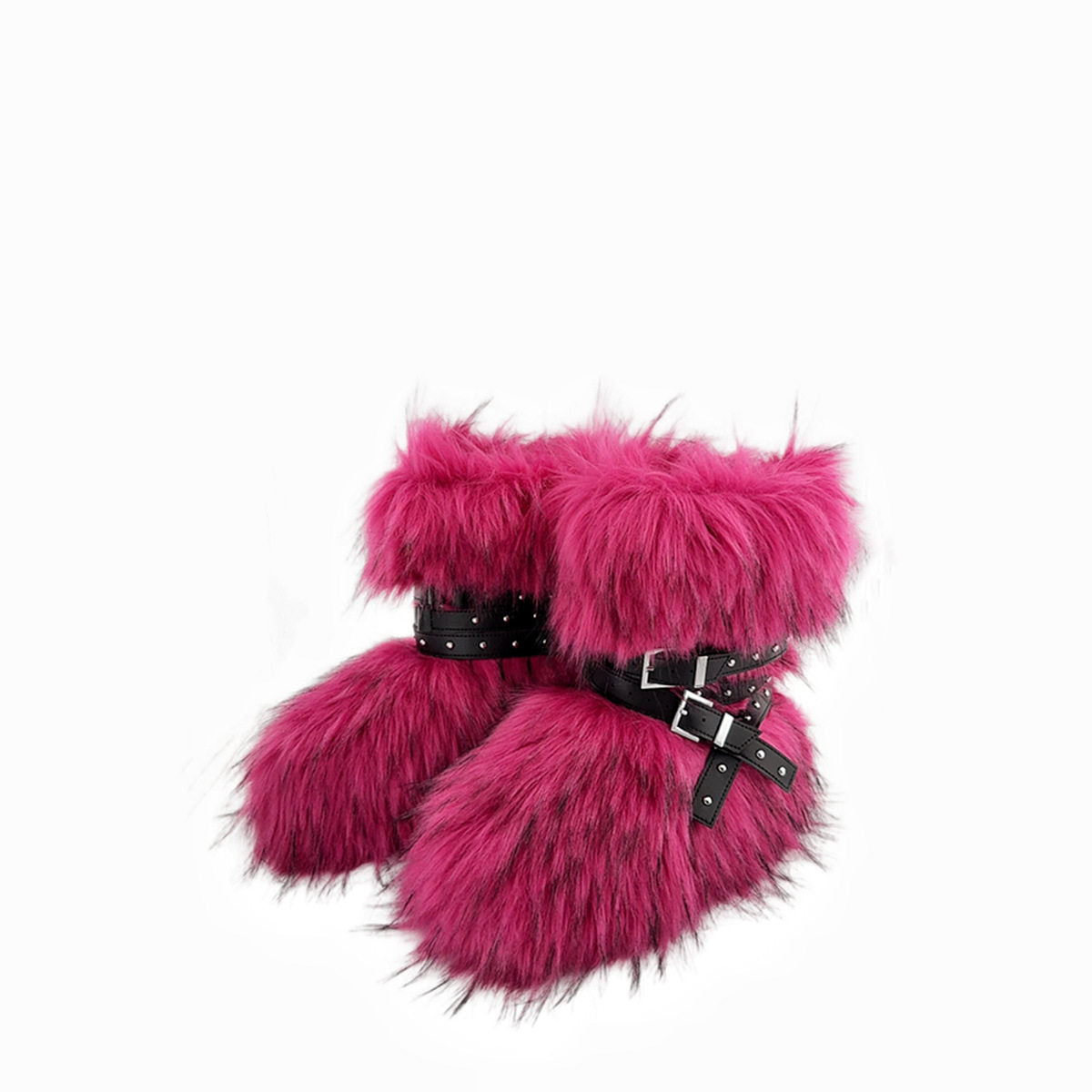 Mid-leg riveted boots fried street  boots