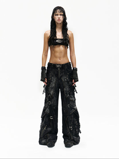 Tactical Work Jeans with adjustable straps