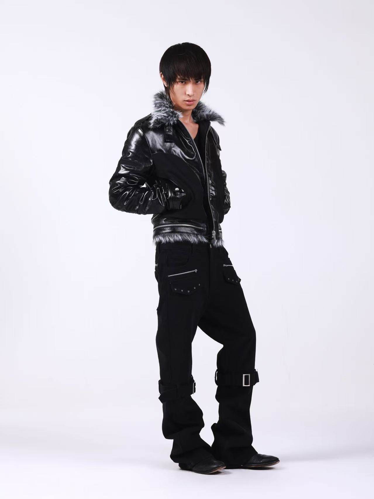 Wolf Series Fur Collar Thickened Cotton Jacket