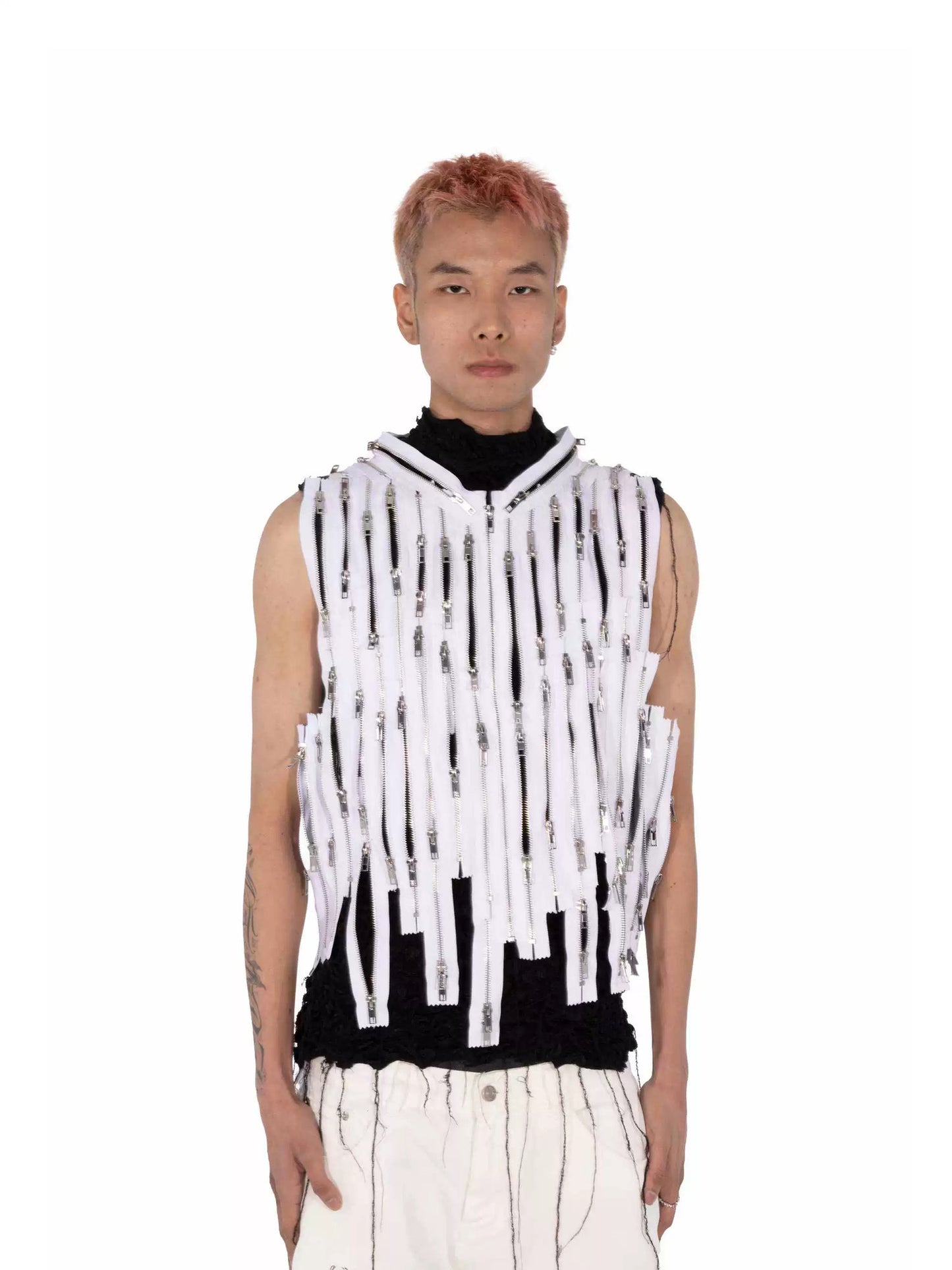 Remake heavy zipper vest anti-sneak attack backstabbing best