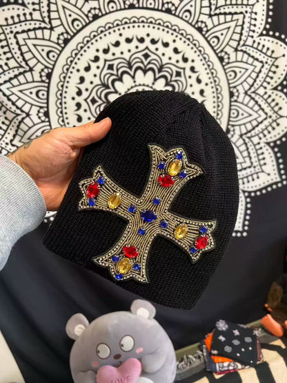 Street retro street gothic fashion knitted hat