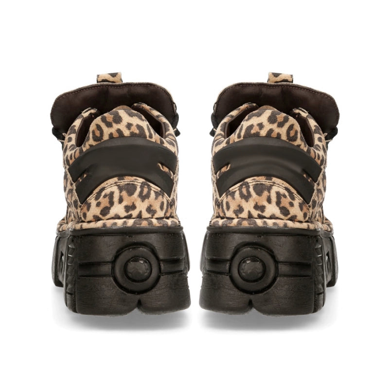 Leopard Platform Punk Shoes
