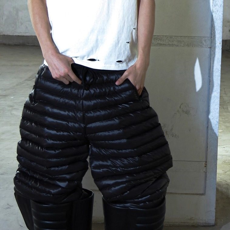 SANSLAWS puff cotton trousers