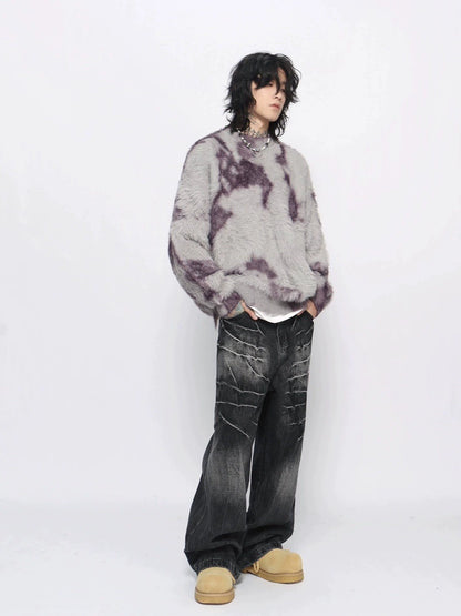 Tie-Dye Mohair Sweater