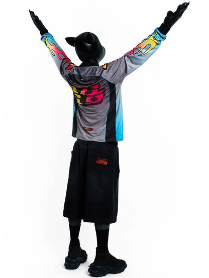Oversized Digital Logo Jersey