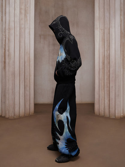 Dream Core Rhinestone Zip Hoodie