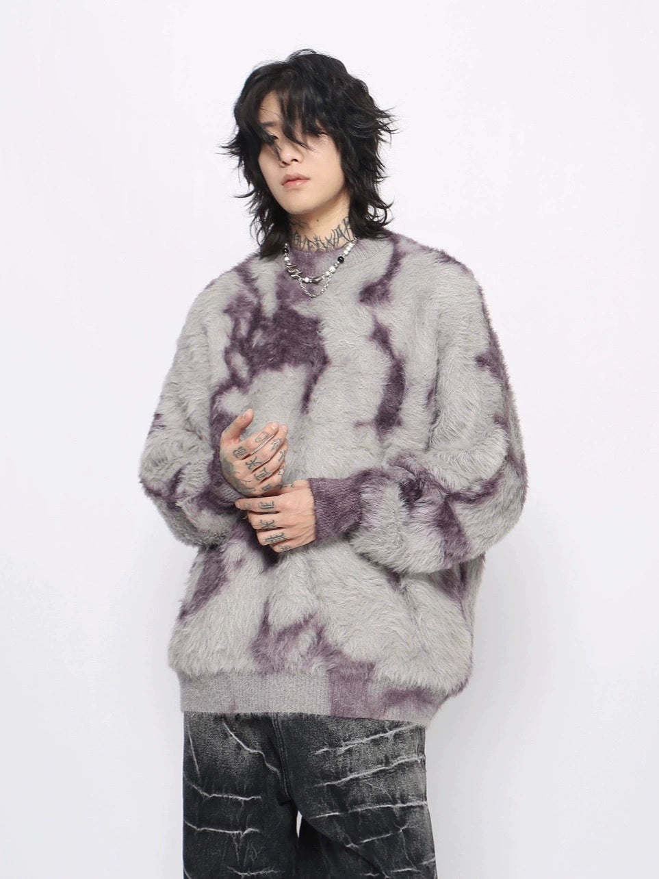 Tie-Dye Mohair Sweater