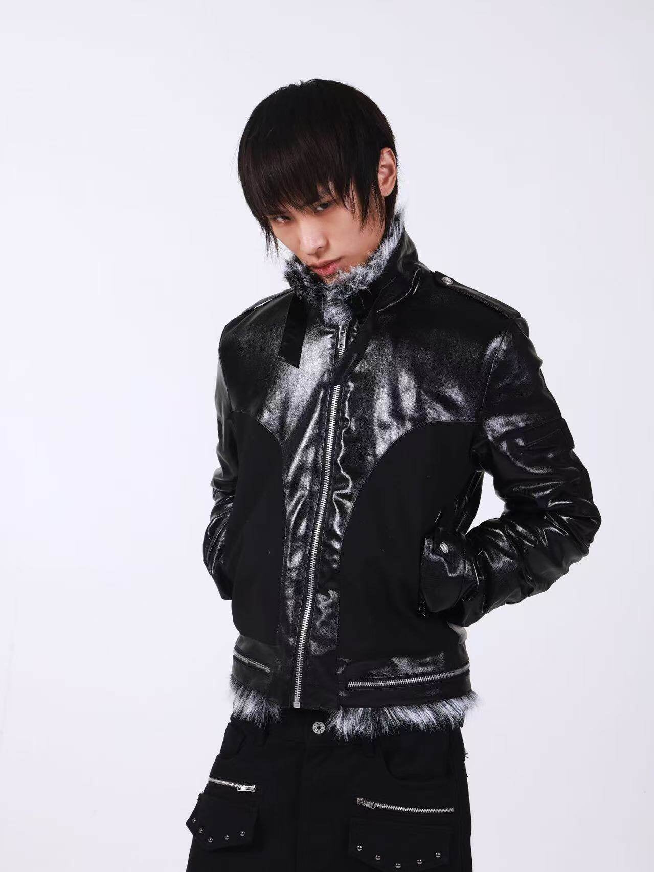 Wolf Series Fur Collar Thickened Cotton Jacket