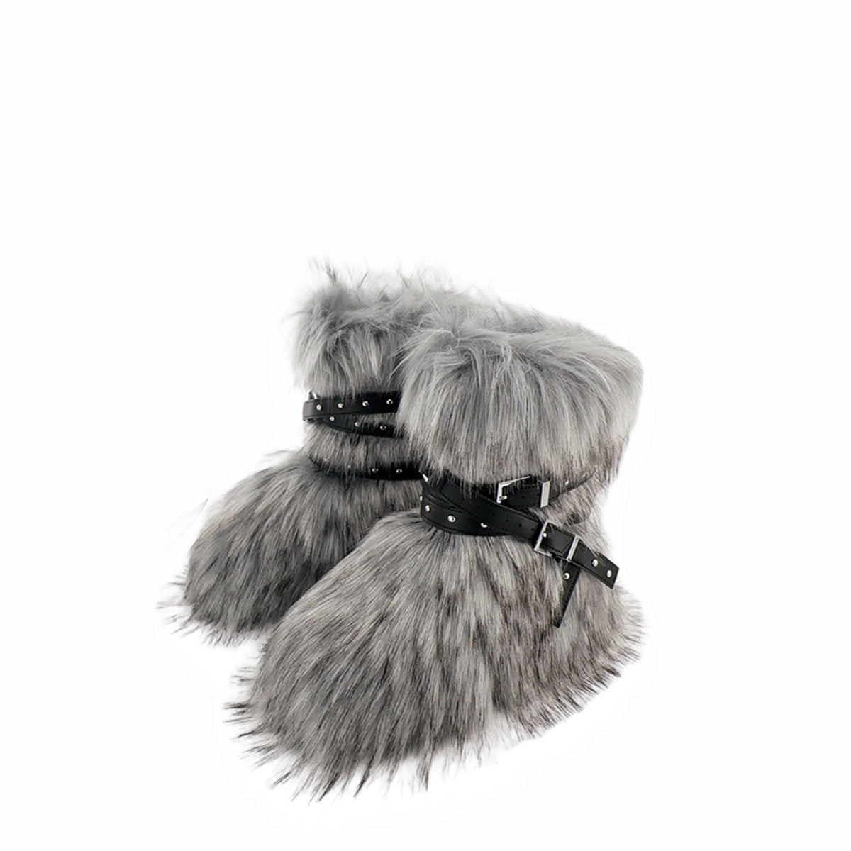 Mid-leg riveted boots fried street  boots