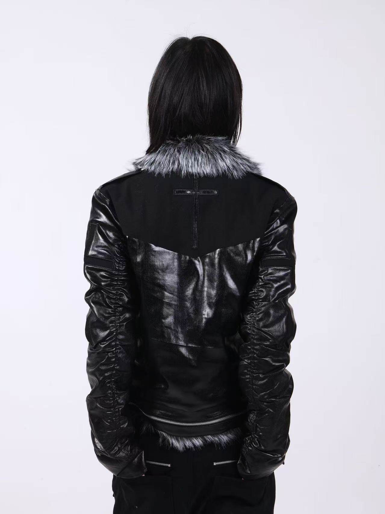Wolf Series Fur Collar Thickened Cotton Jacket