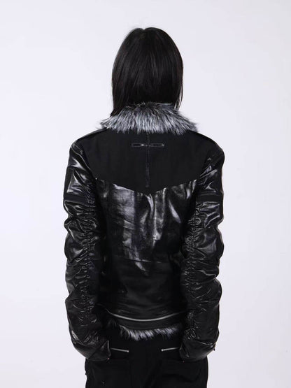 Wolf Series Fur Collar Thickened Cotton Jacket