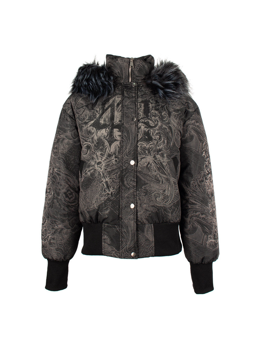 Fur collar new national standard 90 white duck down jacket