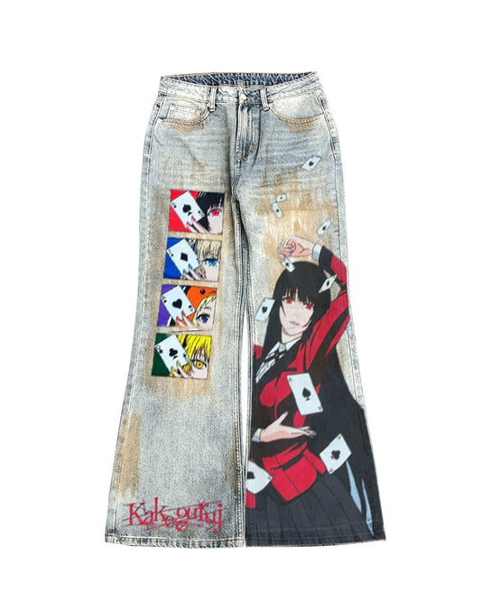 Graffiti Spray Paint Vintage Jeans