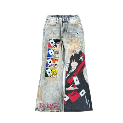 Graffiti Spray Paint Vintage Jeans