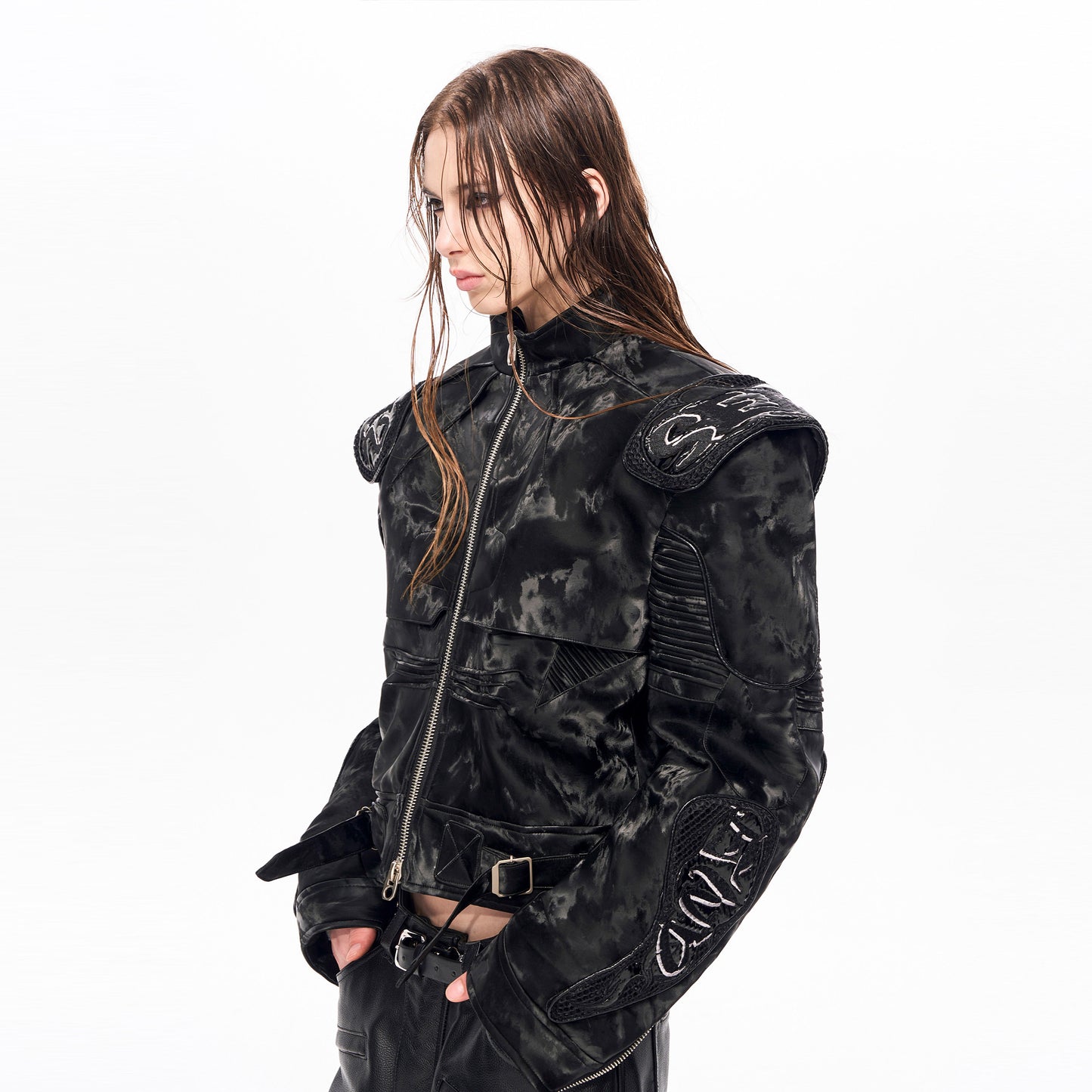 Black Biker Leather Jacket Leather Jacket