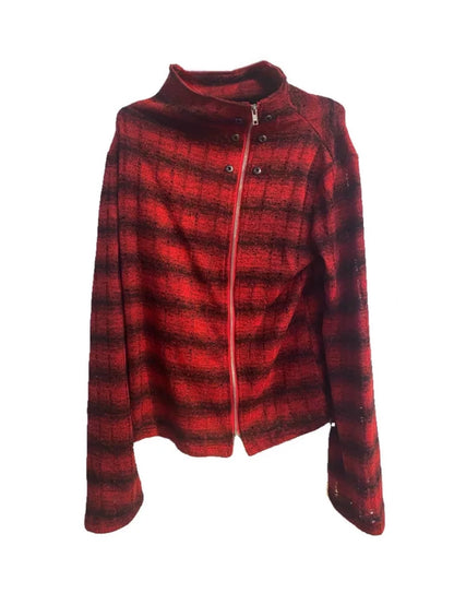 Black Red Punk Parker