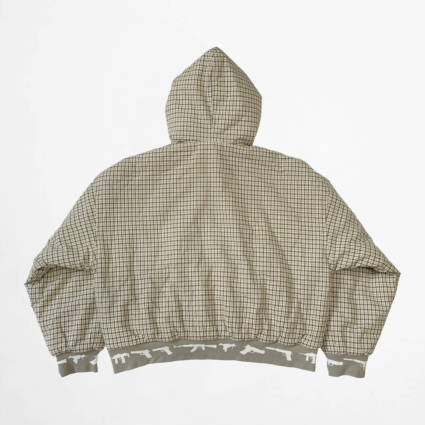 Leopard Print Cotton Suit Plaid Fur Collar Detachable Jacket