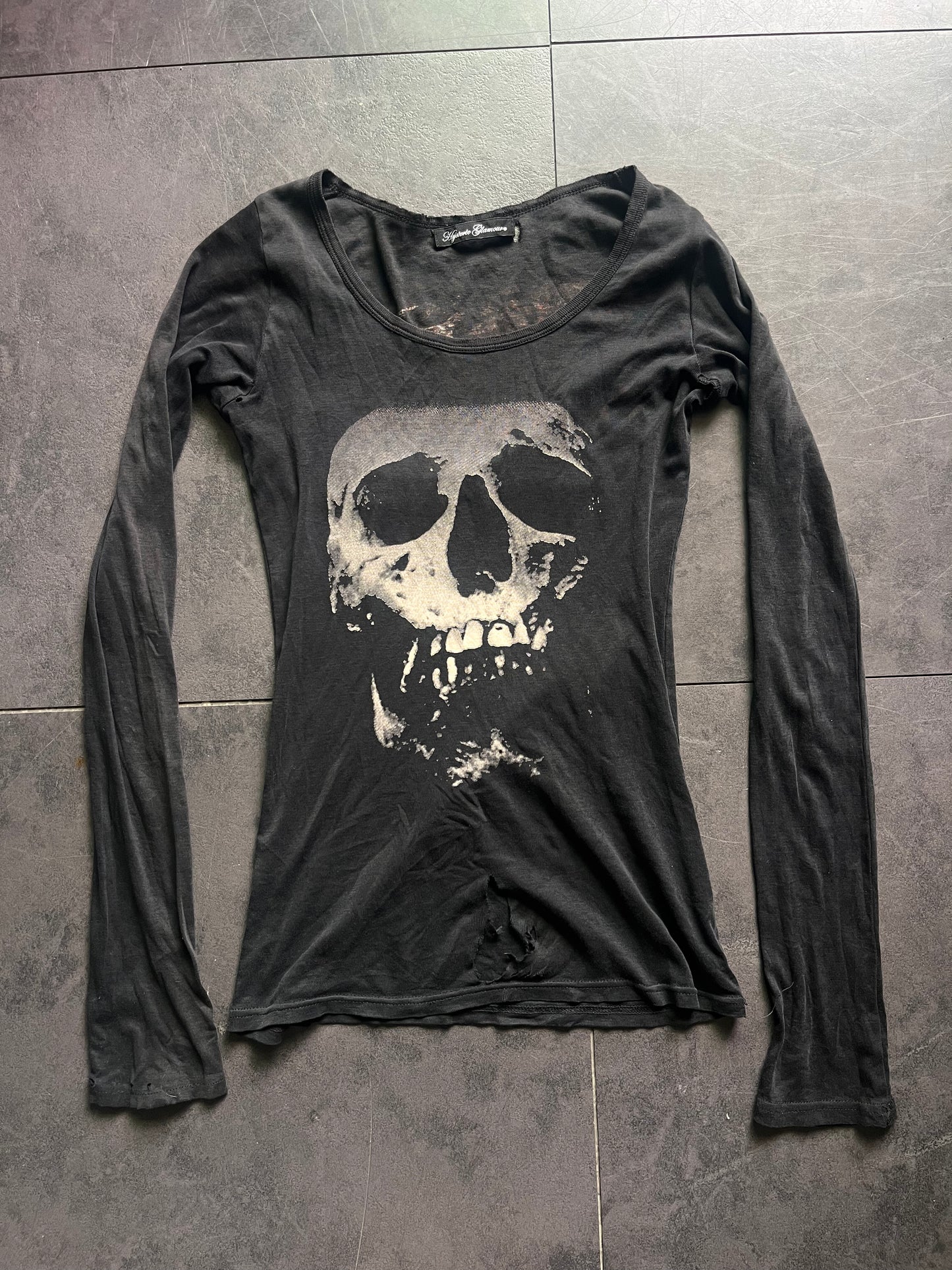 Strawberry Skull Long Sleeve Tee