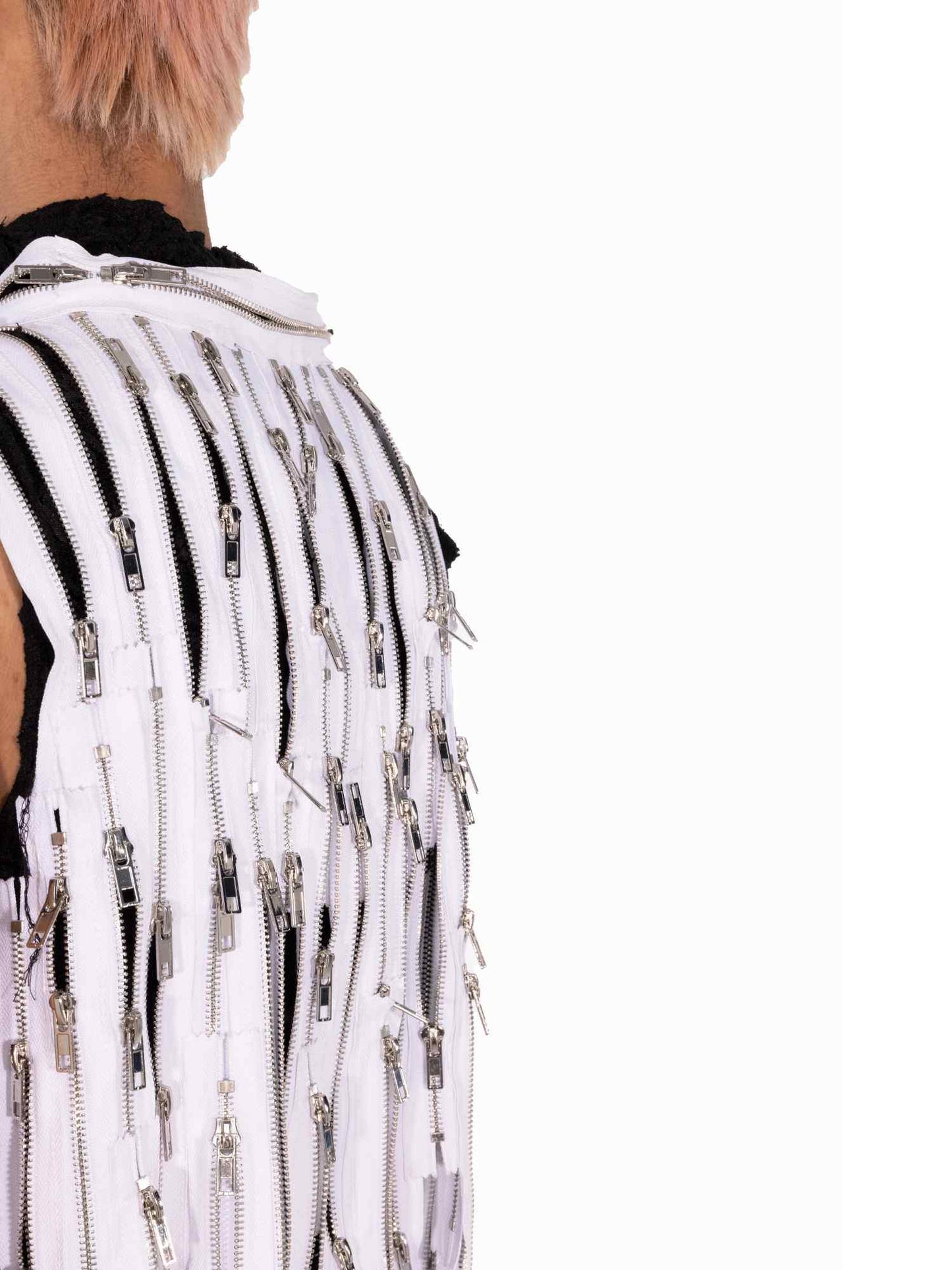 Remake heavy zipper vest anti-sneak attack backstabbing best