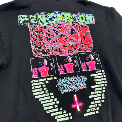 Tourhoddie hooded zip-up cardigan jacket opium